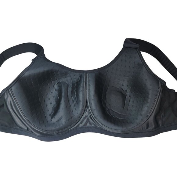 LIVI Underwire Sports Bra Black 40F Full Coverage Molded Cup Max Support Wicking - Picture 5 of 9